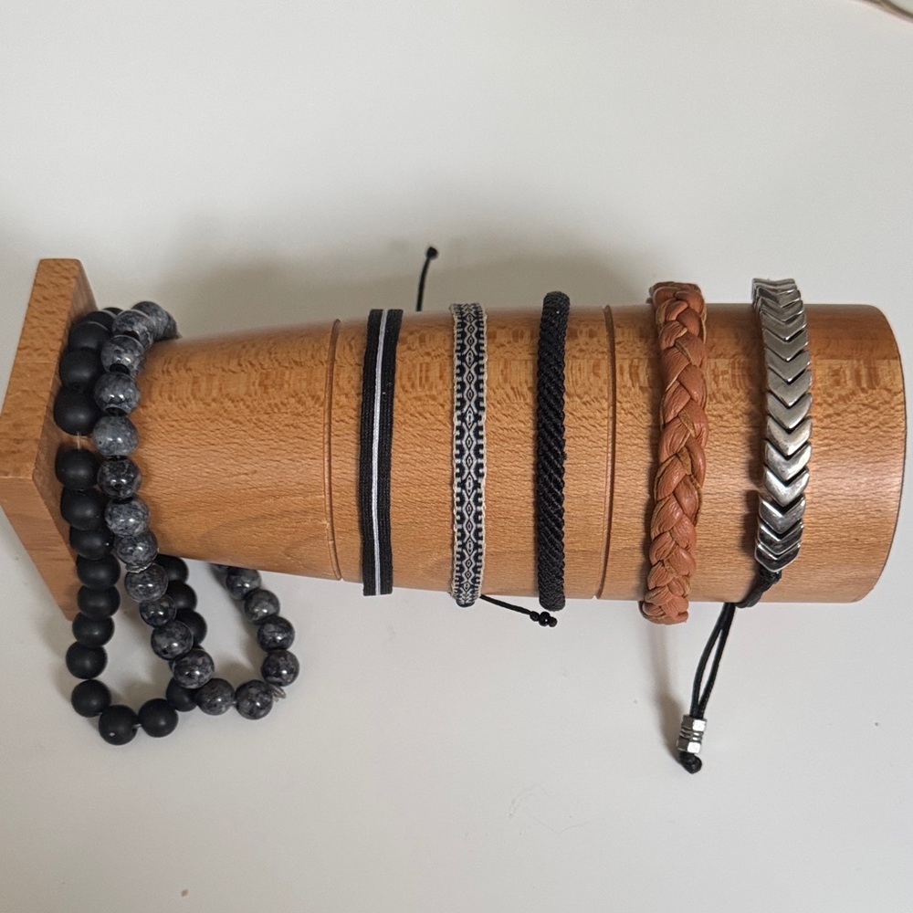 Men's Multi-Color Bracelet Set